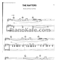 Ноты Moby - The rafters - предпросмотр