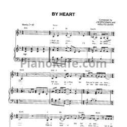 Ноты Jim Brickman - By heart - предпросмотр