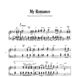 Ноты Red Garland - My romance (Piano solo) - предпросмотр