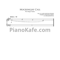 Ноты James Newton Howard - Mockingjay call - предпросмотр