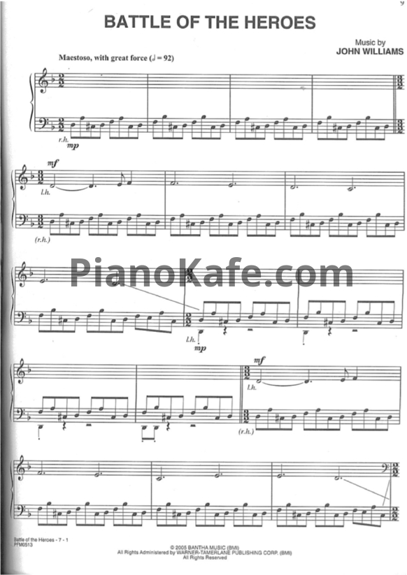 Ноты John Williams - Star wars. Episode III (3) (Книга нот)