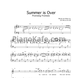 Ноты Jon McLaughlin feat. Sara Bareilles - Summer is over - предпросмотр