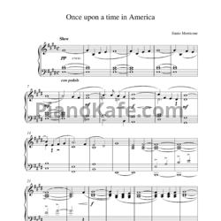 Ноты Ennio Morricone - Once upon a time in America - предпросмотр