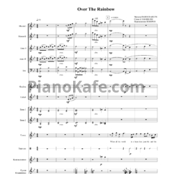 Sheets Harold Arlen - Over the rainbow (для ОРНИ и голоса) - preview