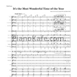 Ноты Edward Pola - It's the most wonderful time of the year (Партитура и голоса) - предпросмотр