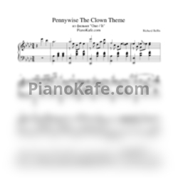 Ноты Richard Bellis - Pennywise the clown theme - предпросмотр