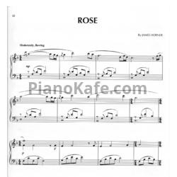 Ноты James Horner - Rose - предпросмотр