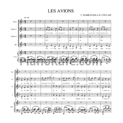 Ноты Bruno Coulais - Les avions - предпросмотр