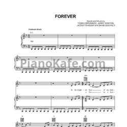 Ноты Papa Roach - Forever - предпросмотр