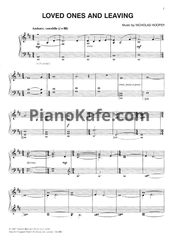 Ноты Nicholas Hooper - Harry Potter and the order of the phoenix (Книга нот)