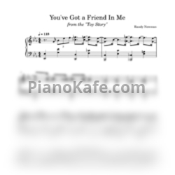Ноты Randy Newman - You've got a friend in me (Toy story) - предпросмотр
