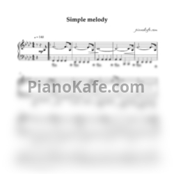 Ноты Pedro Camacho - Simple melody to James Horner - предпросмотр