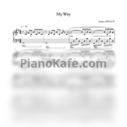 Ноты Frank Sinatra - My way (Piano cover by Alive music) - предпросмотр