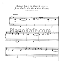 Ноты Richard Rodney Bennett - Murder on the orient express (Piano solo) - предпросмотр
