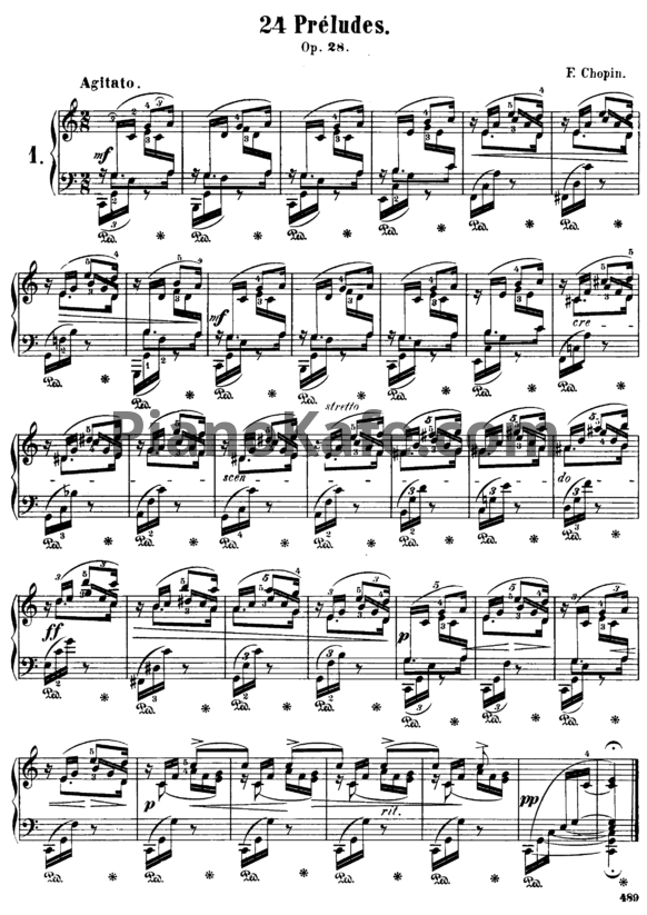 Ноты Фредерик Шопен - 24 прелюдии (Op. 28)