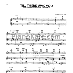 Ноты The Beatles - Till there was you - предпросмотр