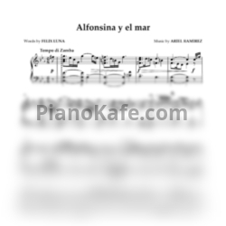 Ноты Ariel Ramirez - Alfonsina y el mar (Piano solo) - предпросмотр