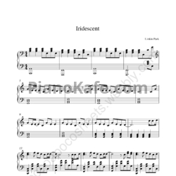 Ноты Linkin Park - Iridescent (Piano cover) - предпросмотр