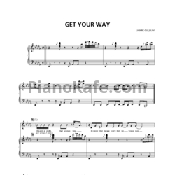 Ноты Jamie Cullum - Get your way - предпросмотр