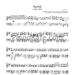 Ноты Linkin Park - Numb (Arranged by Adrian Lee) - предпросмотр