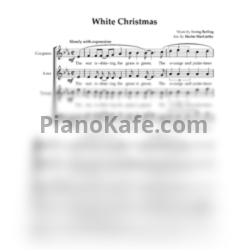 Ноты Irving Berlin - White Christmas (Хоровая партитура) - предпросмотр