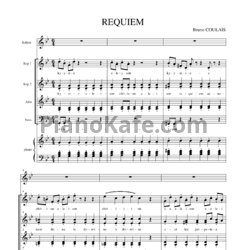 Ноты Bruno Coulais - Requiem - предпросмотр