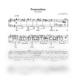 Sheets Ana Dark - Premonition (Piano cover) - preview