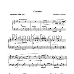 Ноты My Chemical Romance - Cancer (Arrangel by Megan Gaui) - предпросмотр