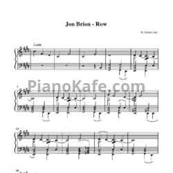 Ноты Jon Brion - Row - предпросмотр