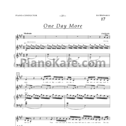 Ноты Claude-Michel Schonberg - One day more - предпросмотр