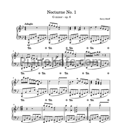 Ноты Berty Hörf - Nocturne No. 1 (Op. 6) - предпросмотр