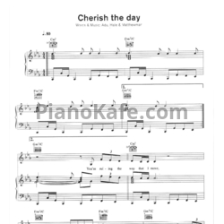 Ноты Sade - Cherish the day - предпросмотр