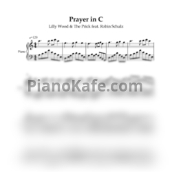 Ноты Lilly Wood & The Prick feat. Robin Schulz - Prayer In C - предпросмотр