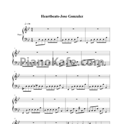 Ноты Jose Gonzalez - Heartbeats - предпросмотр