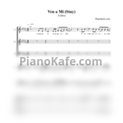 Ноты Il Divo - Stay (Ven a Mi) - предпросмотр