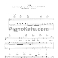 Ноты Leona Lewis - Run - предпросмотр
