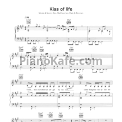 Ноты Sade - Kiss of life - предпросмотр