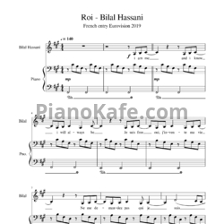 Ноты Bilal Hassani - Roi (France) - предпросмотр