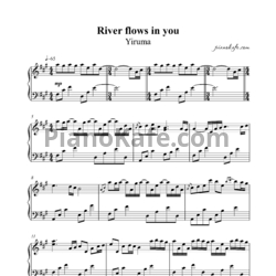 Sheets Yiruma - River flows in you - preview