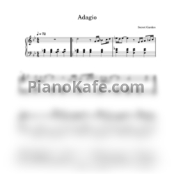 Ноты Secret Garden - Adagio (Облегченное переложение) - предпросмотр