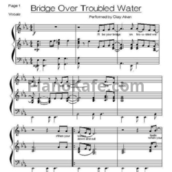 Ноты Clay Aiken - Bridge over troubled water - предпросмотр
