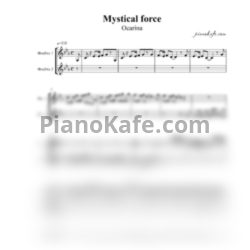 Sheets Ocarina - Mystical force - preview