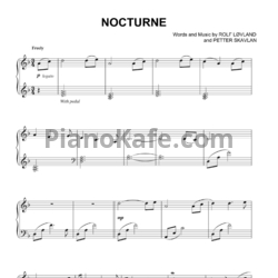 Ноты Rolf Lovland and Petter Skavlan - Nocturne - предпросмотр