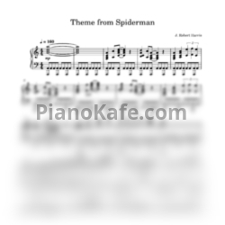 Ноты Robert Harris - Theme from Spiderman - предпросмотр