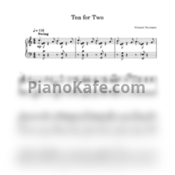 Ноты Doris Day - Tea for Two (swing) - предпросмотр