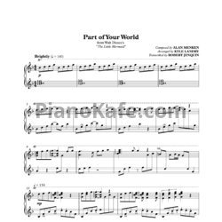 Ноты Alan Menken - Part of your world (Transcribed by Robert Jenquin) - предпросмотр
