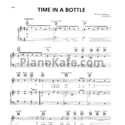 Ноты Jim Croce - Time in a bottle - предпросмотр