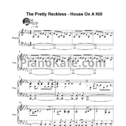 Ноты The Pretty Reckless - House on a hill - предпросмотр