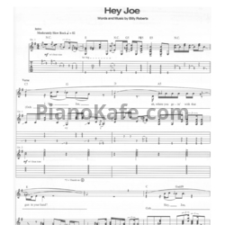 Ноты The Jimi Hendrix - Hey Joe - предпросмотр