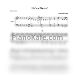 Ноты David Garrett - He's a pirate (Pirates of the Caribbean theme) - предпросмотр
